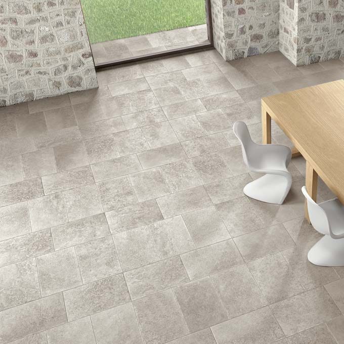 Tile flooring with a touch of elegance