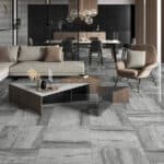 Diverse flooring tile selections